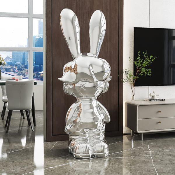 兔子大型沙发客厅落地摆件装饰品电视柜轻奢感乔迁旁礼物潮玩高级