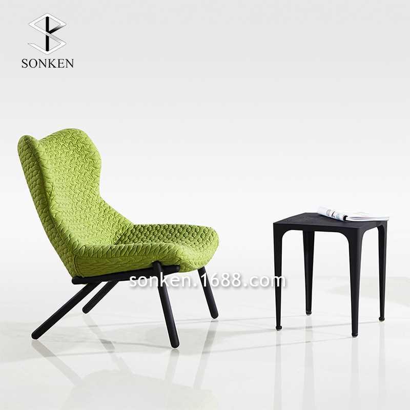 沙发边几茶几现代家用小户型意式正方形带花纹创意角几