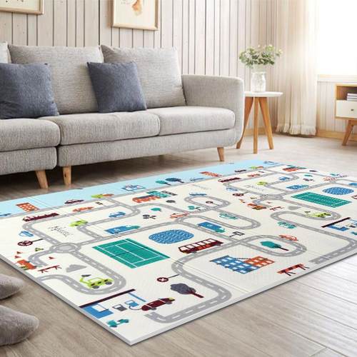 宝宝爬行垫可折叠家用儿童加厚垫子客厅婴儿爬爬垫幼儿园泡沫地垫