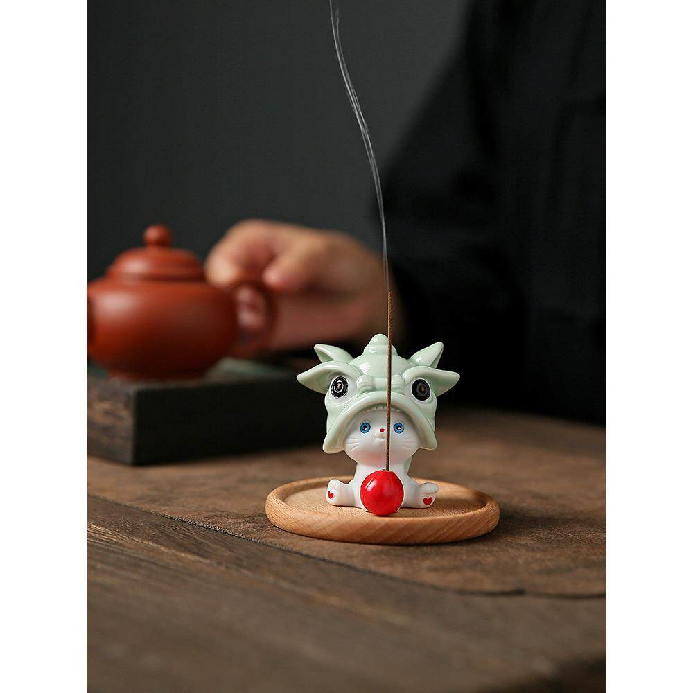 创意陶瓷插香插座线香插迷你檀香炉家用室内插香器香座香道装饰品,家居饰品,香托/香盘/香座/香插,淘宝优惠券,粉丝福利购,淘宝优惠卷