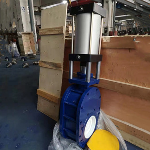 陶瓷双闸板阀 气动对夹式 气力输灰出料阀DN50 10C Z674TC