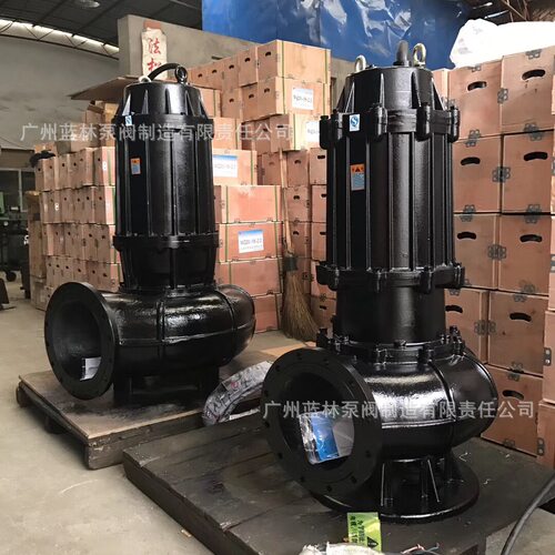 WQ潜水排污泵 DN150无堵塞三相污水泵 150WQ200-45基坑提升泵