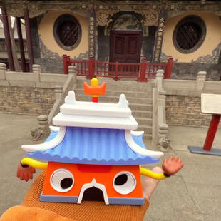 孙悟空大闹天宫齐天大圣七十二变土地庙周边收藏摆件模型