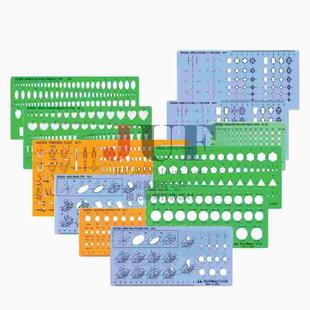 日本进口 日本珠宝工艺学院 AMC珠宝首饰设计手绘绘图模板尺M1