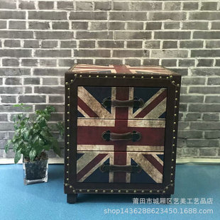 地中海床头柜简约创新储物柜迷你收纳柜小户型卧室床边柜