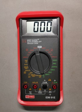 RS PRO IDM91E 数字万用表便携精准测试多功能便捷电容