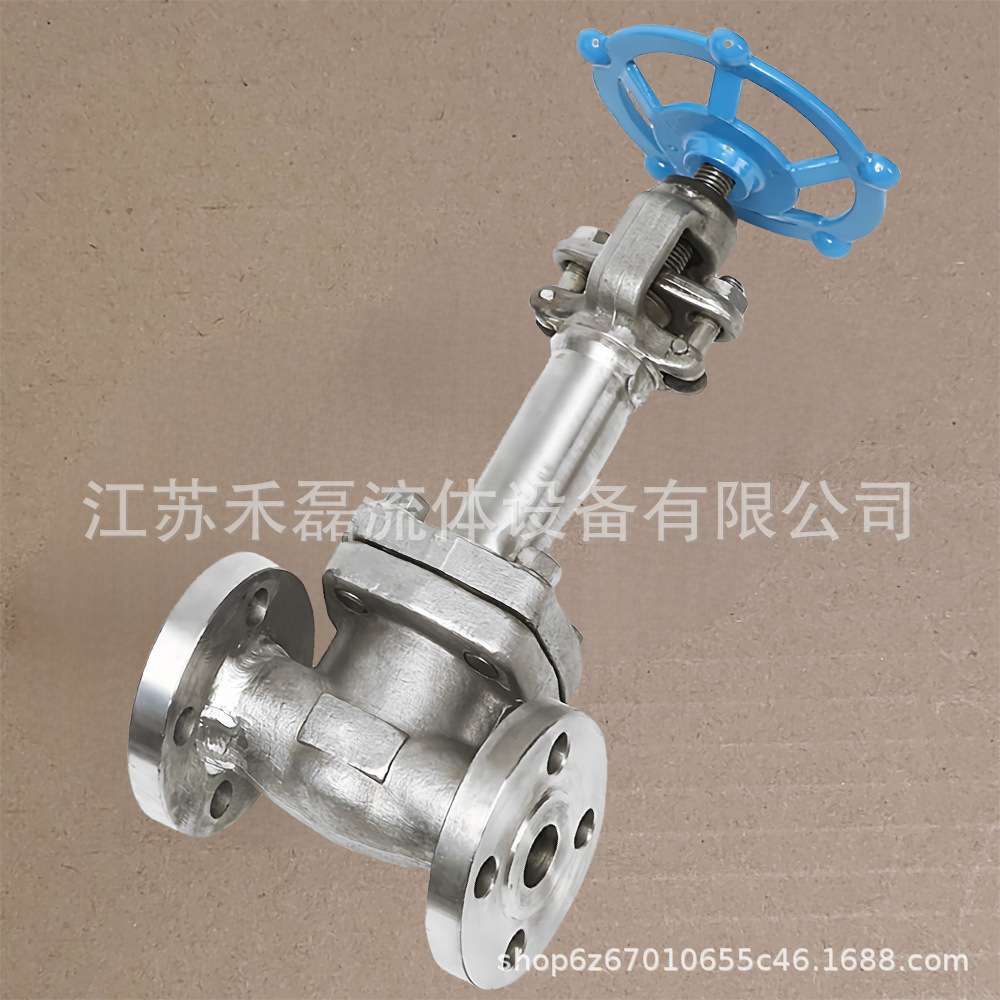 阀杆加长100mm150LB300低温截止阀F304F316RF面凹凸面MFM6分DJ41Y