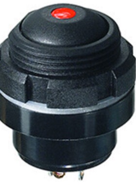 微型背面安装APEM开关型号IZPP1F462红色金属防水按钮开关