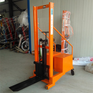 堆高车 无腿式 手动液压配重式 液压配重车 1吨1.6米 液压升高车