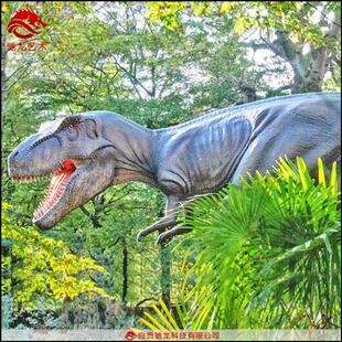 活体恐龙模型大型会动会叫机械恐龙动态雕塑仿真霸王龙展览定制