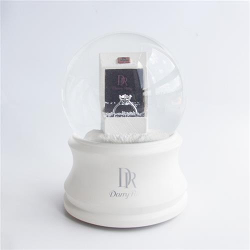 珠宝首饰雪花球定制化妆品手表服饰礼品积分兑换雪花球厂家