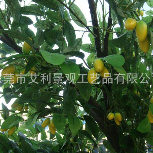 果树绿植盆栽枸杞树苹果树酒店装饰假树植物花高仿真