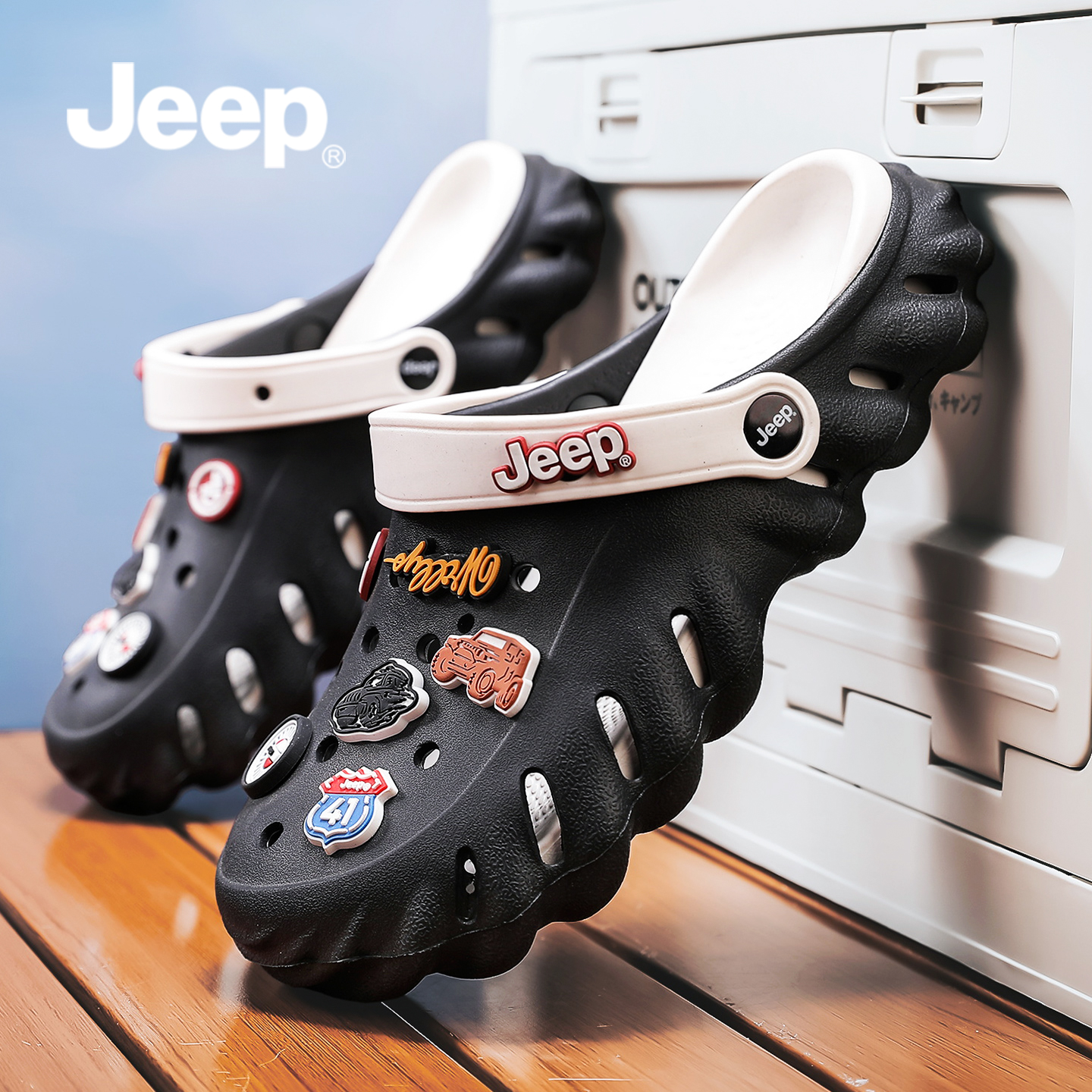 【明星同款】JEEP冬季椰子洞洞鞋