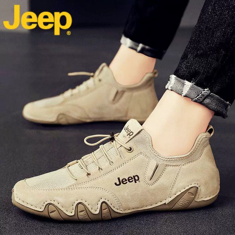 Кэжуал мужские ботинки Jeep весна-осень 2024 новый спортивный хитовый обувь Doudou мужские кроссовки
