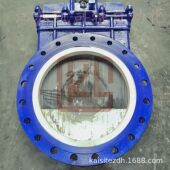 凯司特 矿山排渣 DN1000智能调节型电动陶瓷刀型闸阀 PZ973TC 10C