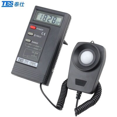 台湾泰仕1332A数字光照度计 光照亮度计测光仪测试仪TES1330A