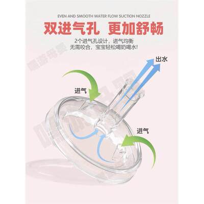 适用NUK吸管杯配件奶瓶宽