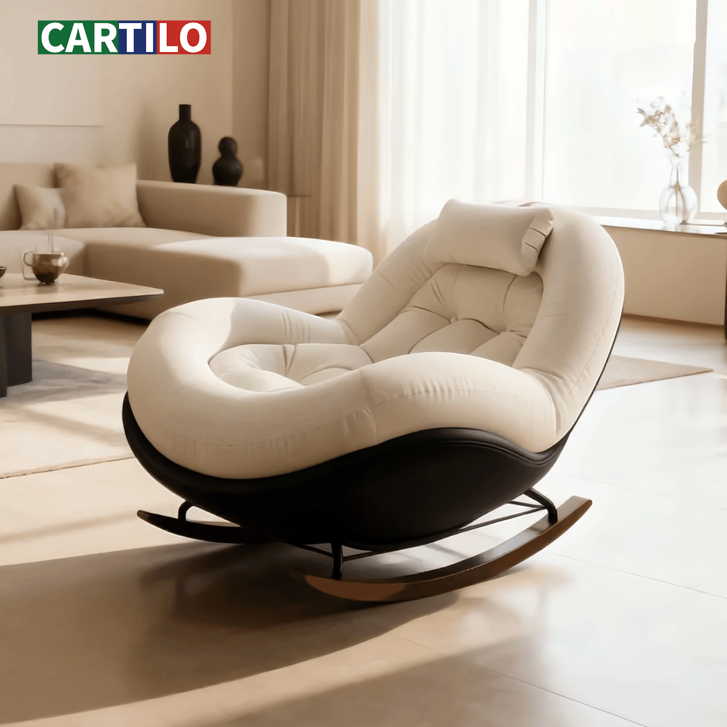 摇椅大人躺椅家用阳台休闲摇摇椅单人客厅2026新款轻奢懒人沙发椅