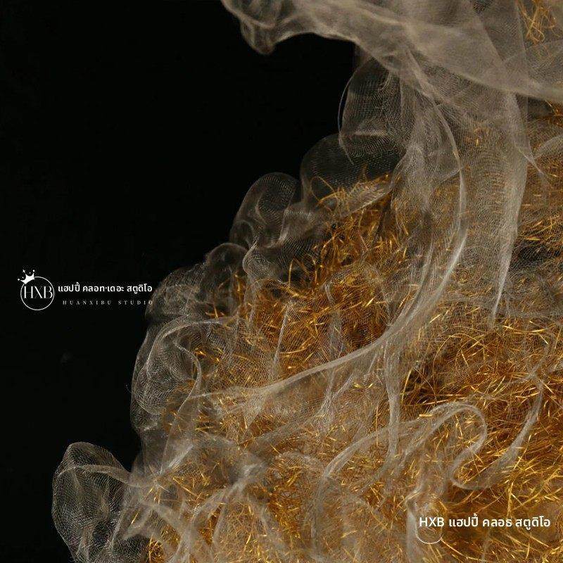 彷烟雾造型DIY可塑性云雾网金属网纱婚庆创意硬纱布料设计师面料