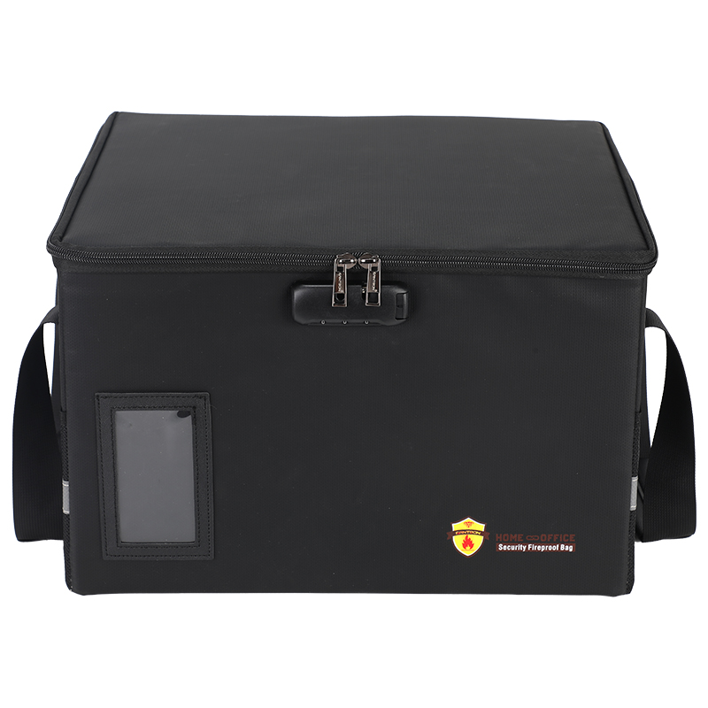 防火收纳箱可折叠防水防潮办公资B料重要文件大容量带锁储物收纳