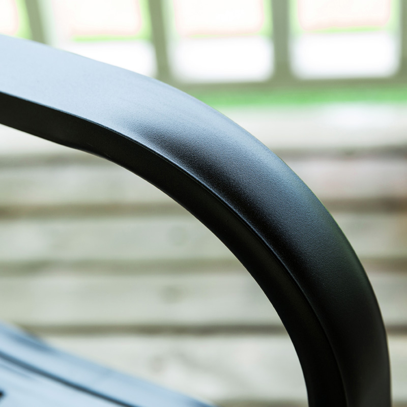 公园椅户外长椅子长凳庭院铁艺花园椅F凳靠背长条坐椅防腐欧式广