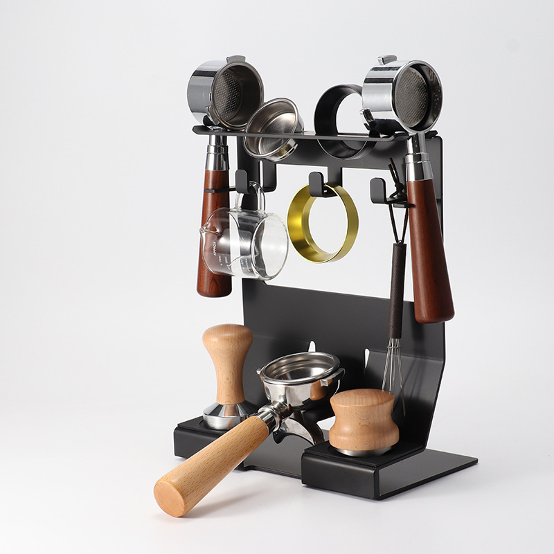 多功能意式咖啡器具收纳架咖啡机手柄挂架压N粉锤布粉器摆放置物