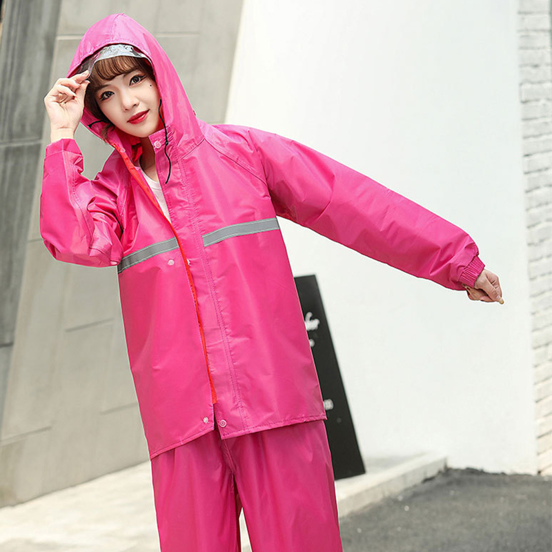 雨衣雨裤套装分体式男款女防暴雨外卖骑I手单人长款全身电动车雨