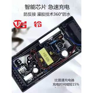 台铃电动车原装电瓶充电器48v12a20A60V72V专用云插防水智能和诚