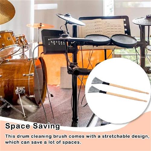 直销2 Pcs Handle Brush Rubber Workmanship Musical Gear Compa
