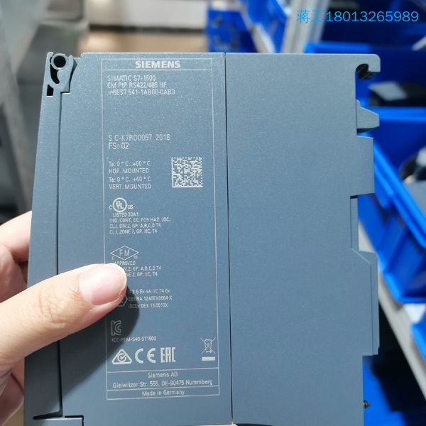 西门子6ES7541-1AB00-0AB0，成色99新，功能