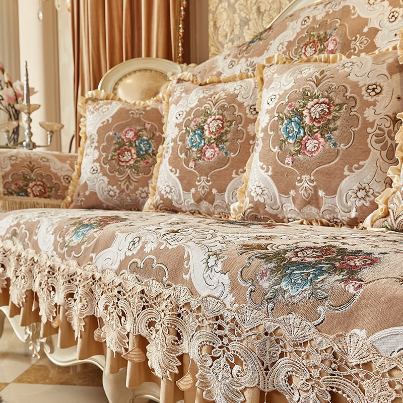 速发欧式沙发垫防滑套罩季四季通用皮沙发坐垫专用垫子新款美式奢