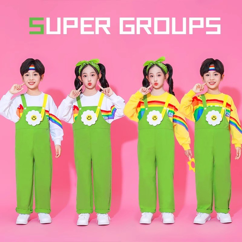 速发儿少啦啦园演出服小学生运动会开幕式舞蹈服装幼儿队团体合唱