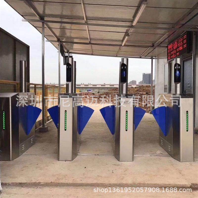 现货供应人行道翼闸机 科技城图馆刷脸R智能翼闸 不锈钢
