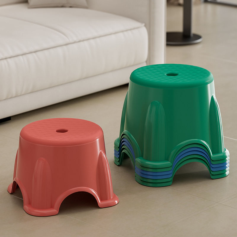 小凳子 塑料凳子 家用加厚卡通儿童凳防滑胶凳脚踏宝宝小矮凳