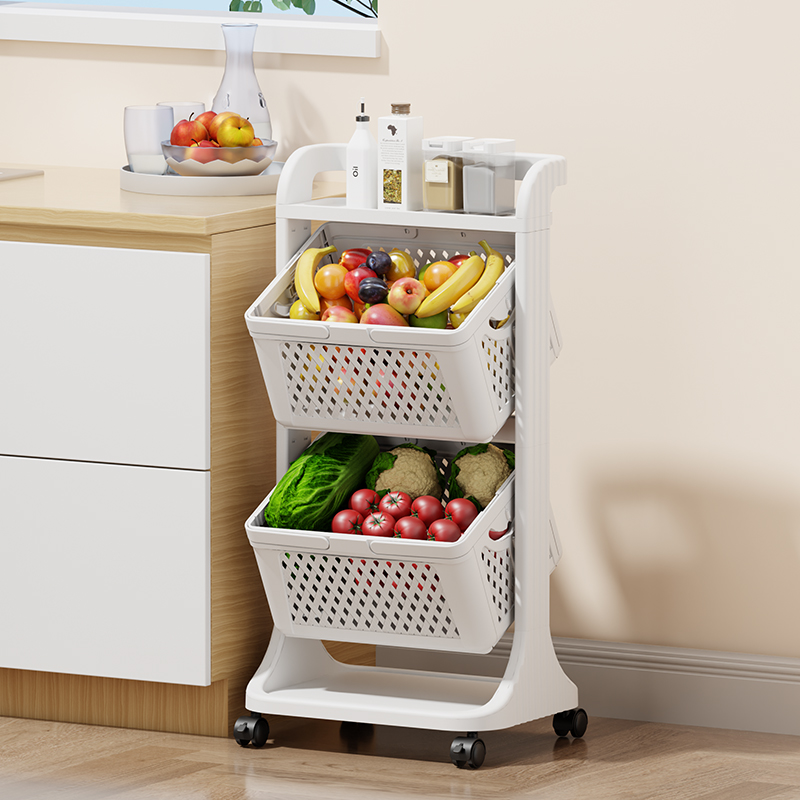 家用带轮小推车厕所储物置物架客