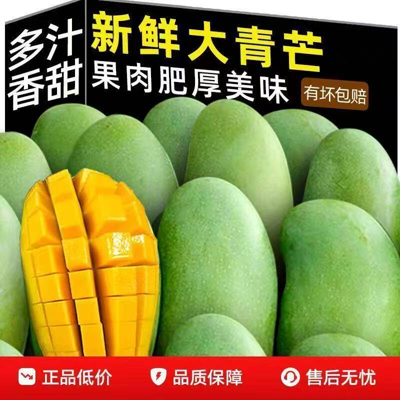 正宗大青芒新鲜10斤芒果应季整箱当季越南特大忙果金煌水仙包邮
