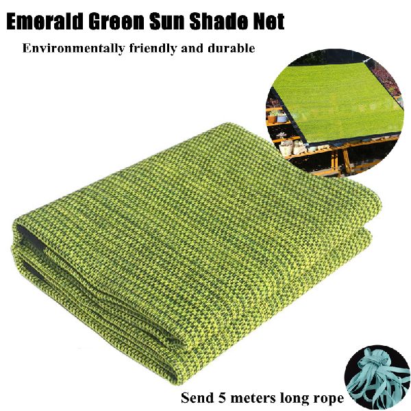 Emerald Green Anti-UV HDPE Sun Shade Net Outdoor Awnings