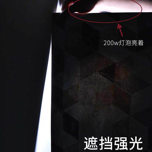 极速窗户全遮光贴纸卧室玻璃门窗防窥窗帖遮阳磨砂不透光黑色防窥