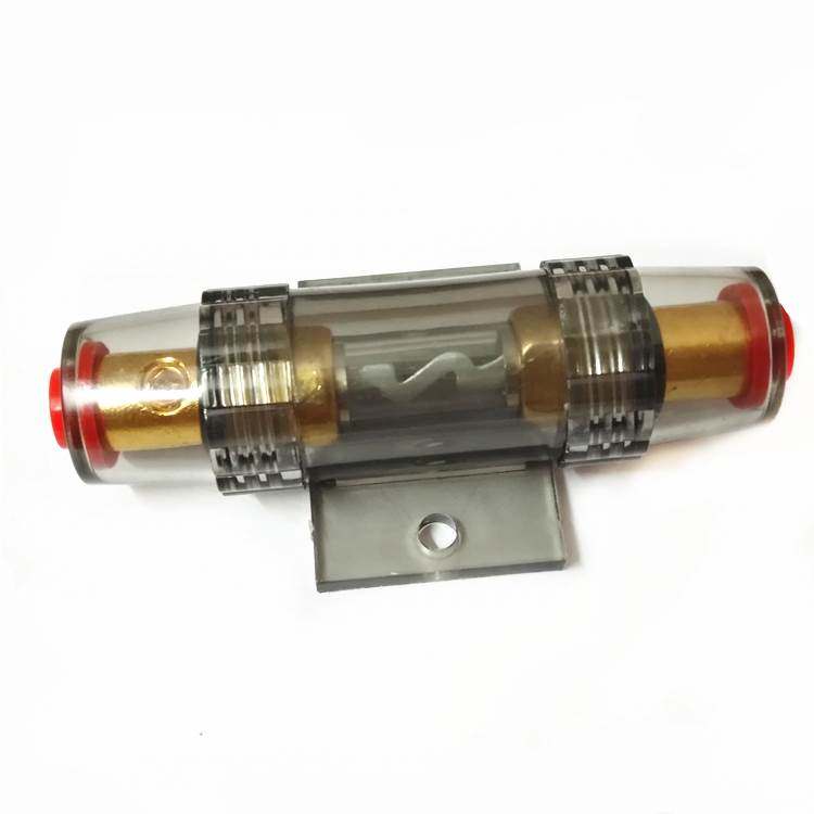 汽车音响保险管座一出一车载低音喇叭功放主机保险胆丝熔断器改装