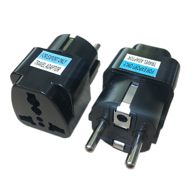 100pcs Universal KR EU Travel Adapter EU European Euro