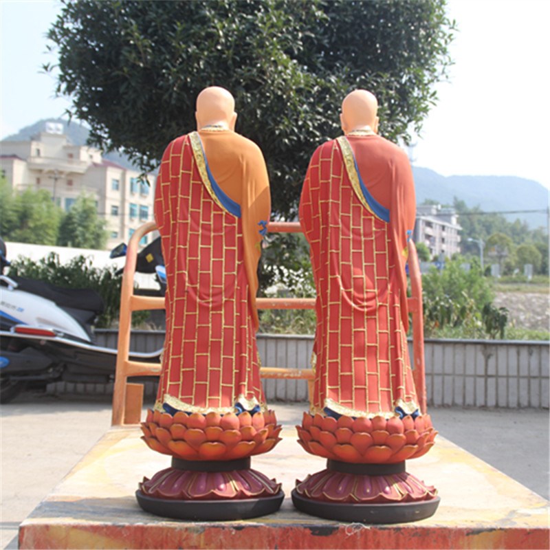 好货阿南迦叶佛像88cm 阿难迦叶尊者像 释迦牟尼佛祖左右弟子树脂