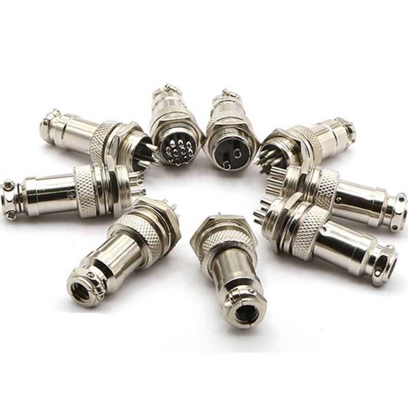 1Pc GX16-2/3/4/5/6/7/8/9/10 Pins Waterproof Metal Aviation M
