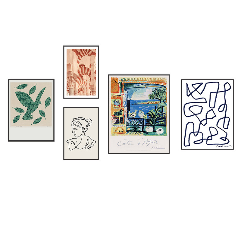 好货北欧风格客厅装饰画沙发背景墙挂画现代简约餐厅壁画卧室墙画