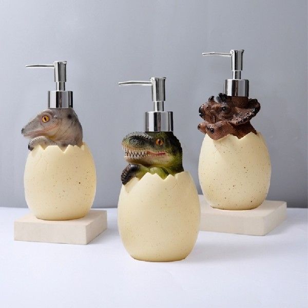 Dinosaur Soap Dispenser Organization Bottle Liquid Lotion