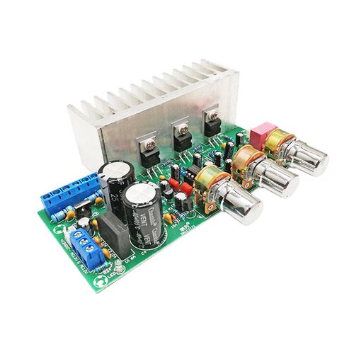 好货TDA2050A+TDA2030A功放板2.1三声道60W低噪高保真超重音炮带