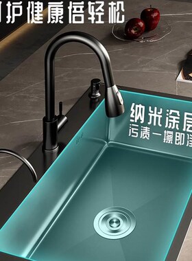 厚304厨房洗菜盆双水槽改大单水槽洗碗水槽60X40X72X38X75X78X81X