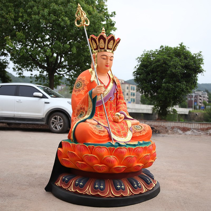 好货寺庙大型佛像树脂地藏王菩萨地藏王佛像1米6九华山地藏王神像