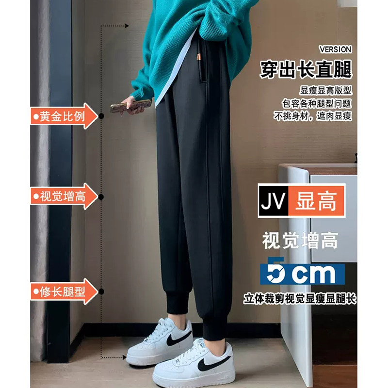 好货孕妇裤子秋冬加绒加厚外穿运动裤冬季2025新款小个子孕早期裤