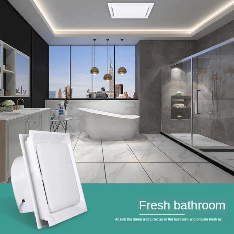 Frequency conversion waterproof mute bathroom range hood exh