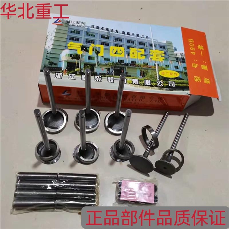 极速。堆高机配件 浙江新柴新昌y490B柴油机发动机气门四配套气门